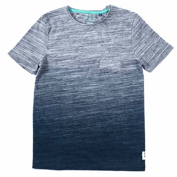 Niebieski chłopięcy T-shirt ombre - Tom Tailor