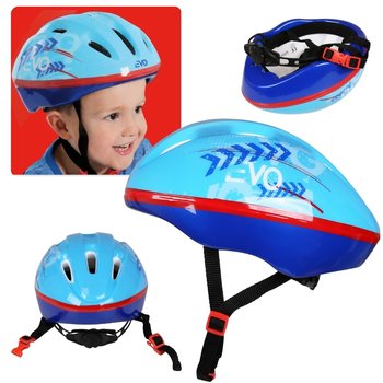 Niebieski Kask Rowerowy Evo - sarcia.eu