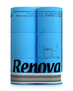 Niebieski papier toaletowy Renova 6 szt - Renova