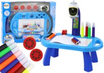 Niebieski  Stoliczek  Projektor Do Rysowania