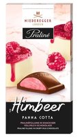 NIEDEREGGER Praline Panna Cotta Malina Himbeer nadziewana czekolada mleczna 100g Niederegger