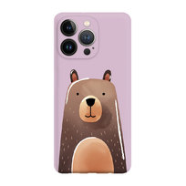 Niedźwiadek - Iphone 15 Pro Max Etui Matowe Fiolet [Tif 11E]