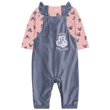 Niemowlęcy zestaw ogrodniczki + body Myszka Minnie DISNEY, OEKO-TEX 86 cm - sarcia.eu