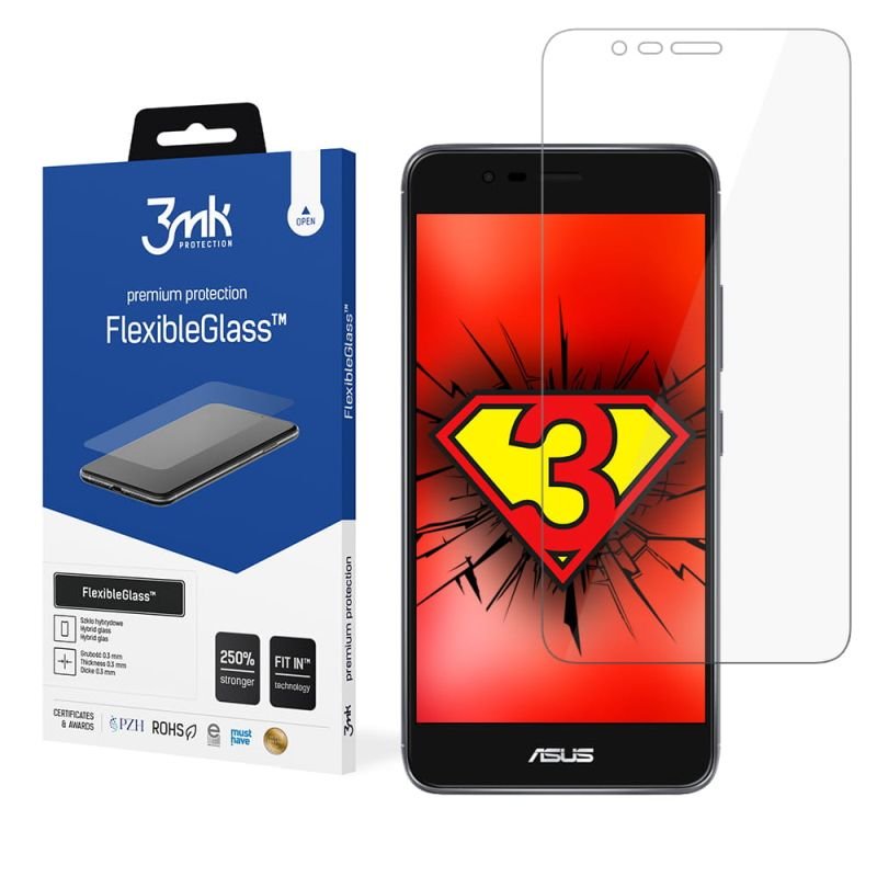 Nietłukące szkło hybrydowe do Asus Zenfone 3 Max - 3mk FlexibleGlass
