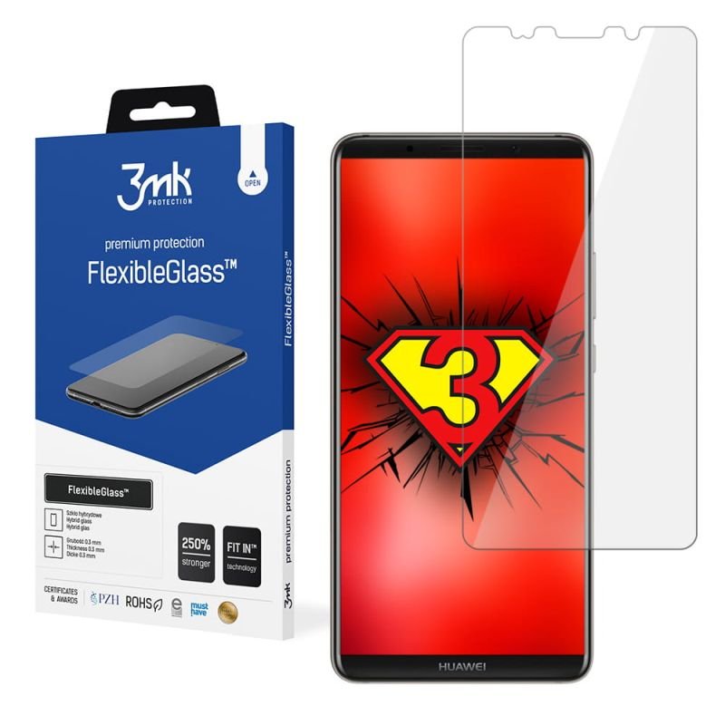Nietłukące szkło hybrydowe do Huawei Mate 10 Pro - 3mk FlexibleGlass