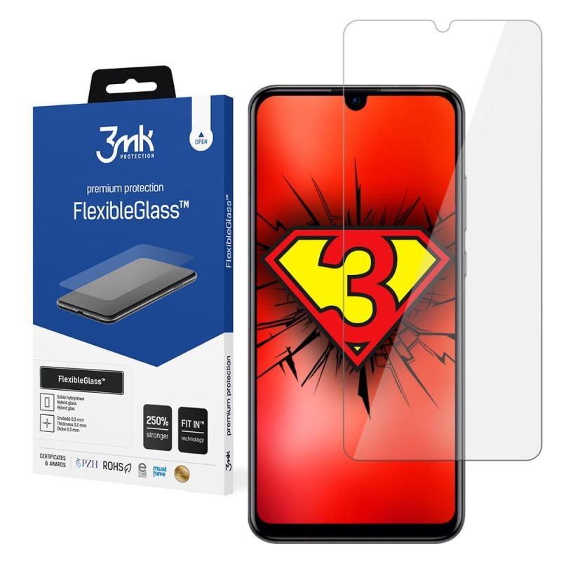 Nietłukące szkło hybrydowe do Huawei P30 - 3mk FlexibleGlass