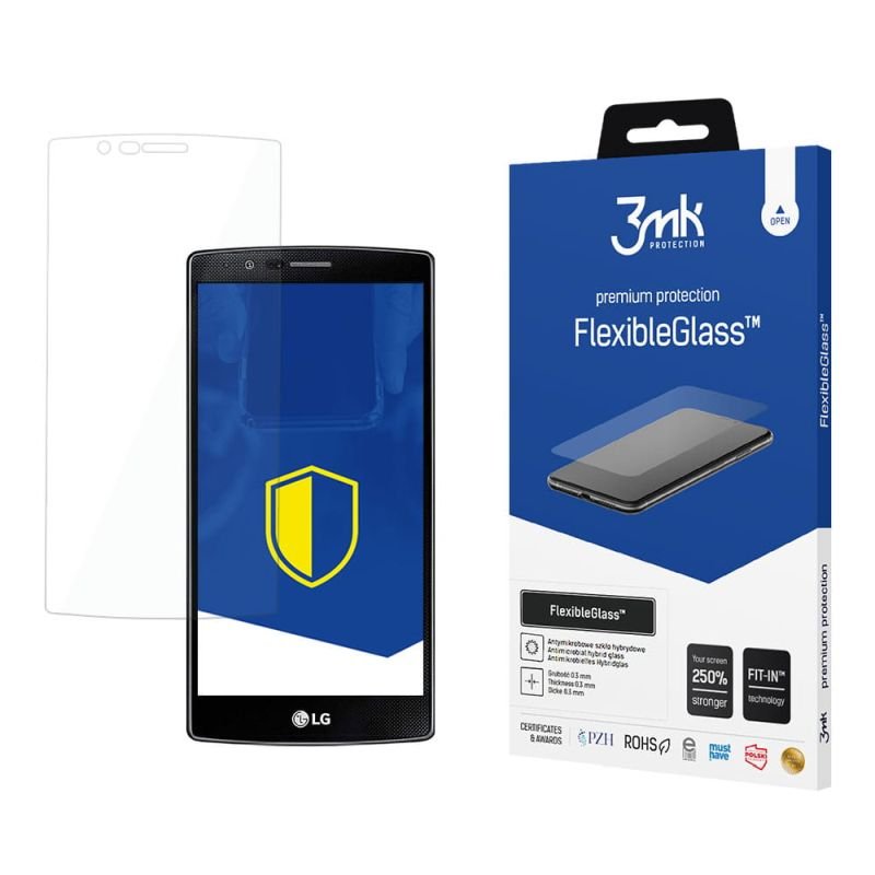 Szkło hybrydowe na ekran LG G4 3mk FlexibleGlass
