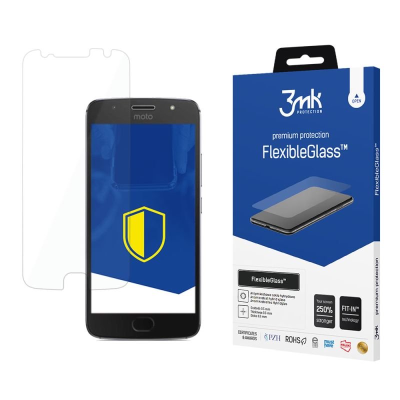 Nietłukące szkło hybrydowe do Motorola Moto G5s Plus - 3mk FlexibleGlass