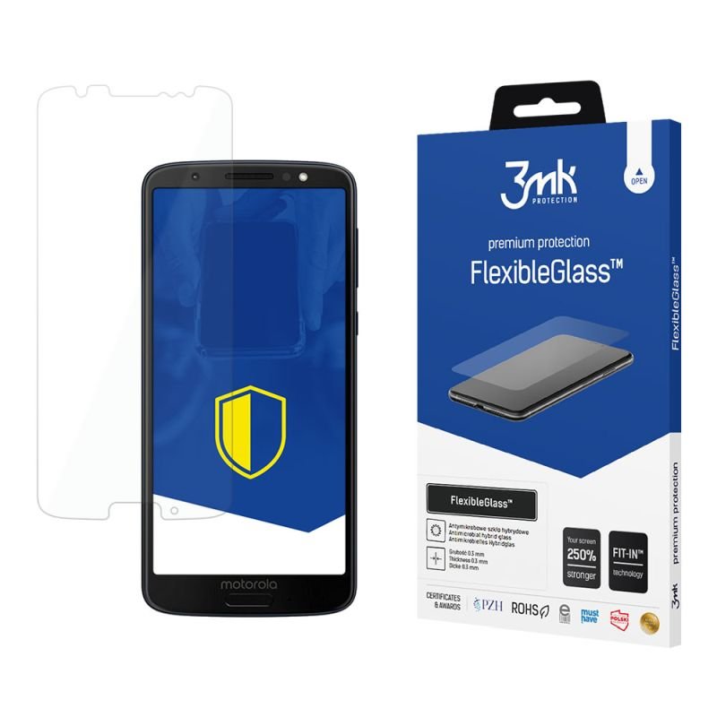 Nietłukące szkło hybrydowe do Motorola Moto G6 - 3mk FlexibleGlass