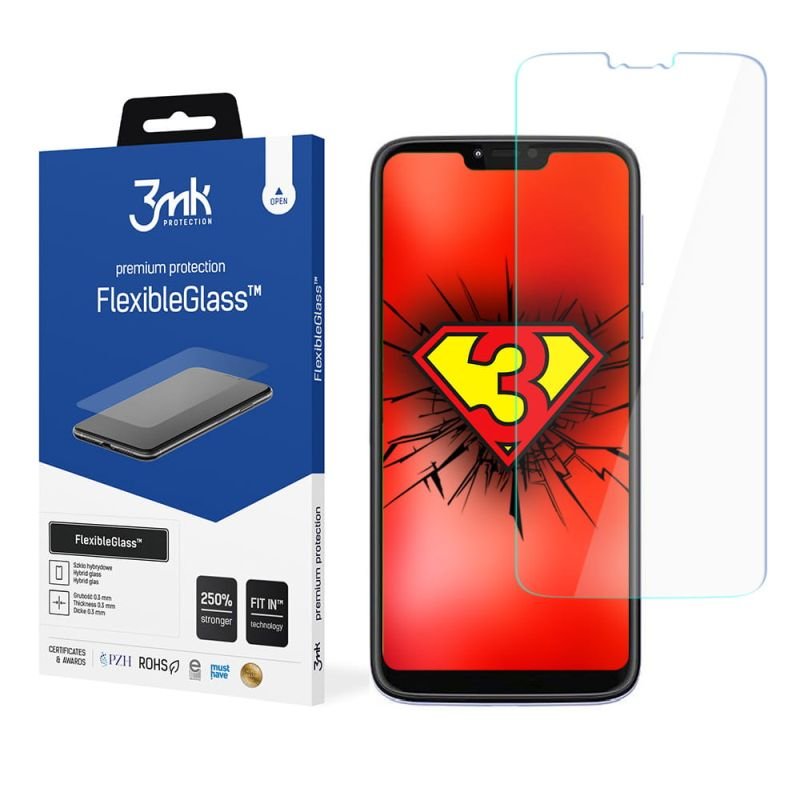 Nietłukące szkło hybrydowe do Motorola Moto G7 Power - 3mk FlexibleGlass