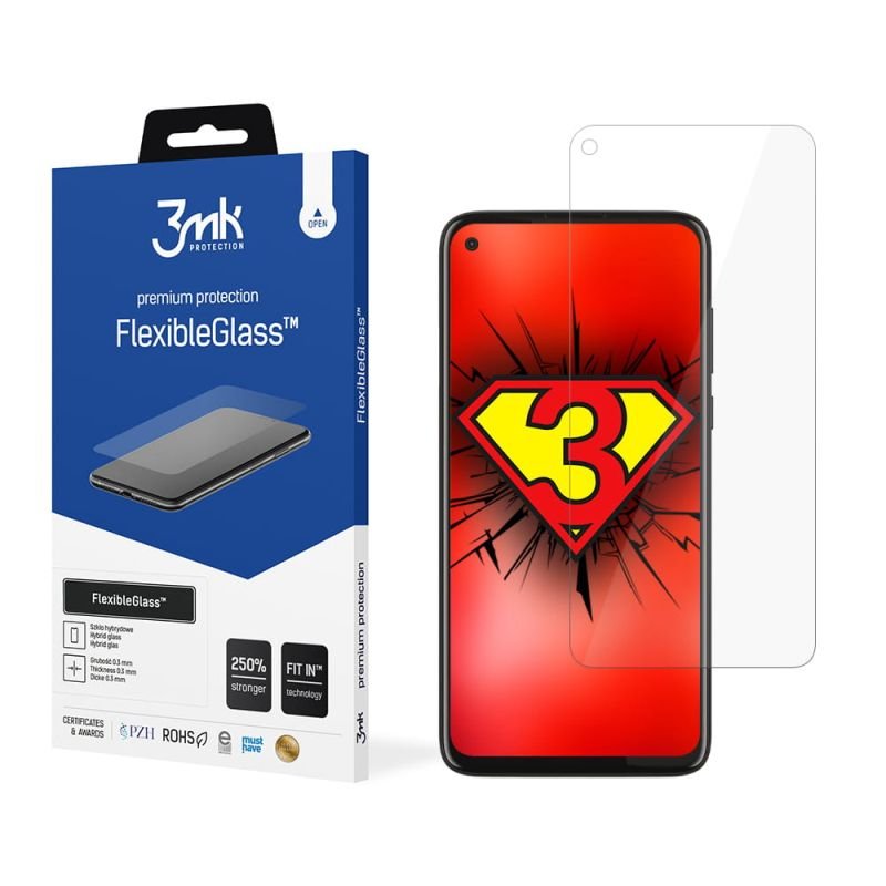 Nietłukące szkło hybrydowe do Motorola Moto G8 Power - 3mk FlexibleGlass