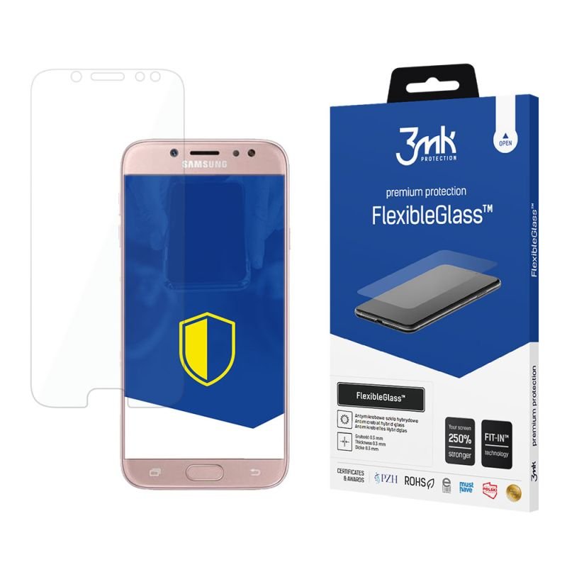 Nietłukące szkło hybrydowe do Samsung Galaxy J7 2017 - 3mk FlexibleGlass
