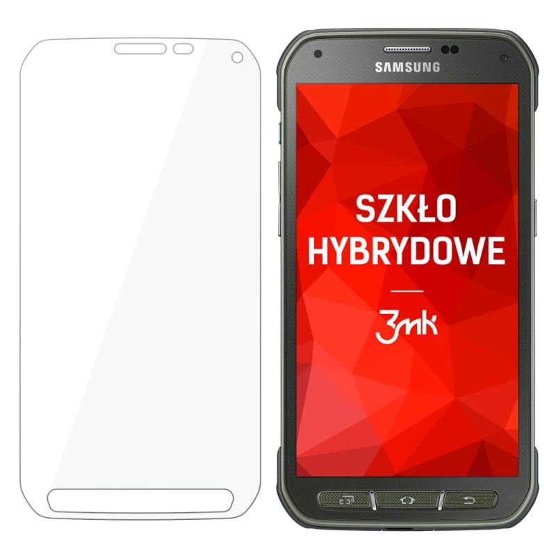 Nietłukące szkło hybrydowe do Samsung Galaxy S5 Active - 3mk FlexibleGlass