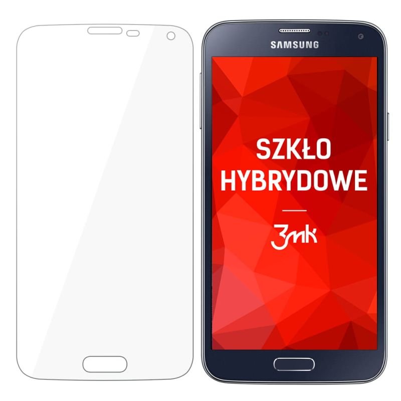 Nietłukące szkło hybrydowe do Samsung Galaxy S5 SM-G900F - 3mk FlexibleGlass