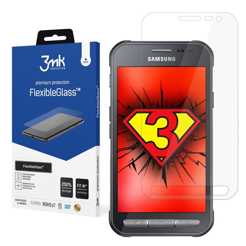 Nietłukące szkło hybrydowe do Samsung Galaxy Xcover 3 - 3mk FlexibleGlass