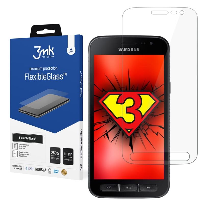 Nietłukące szkło hybrydowe do Samsung Galaxy Xcover 4 - 3mk FlexibleGlass