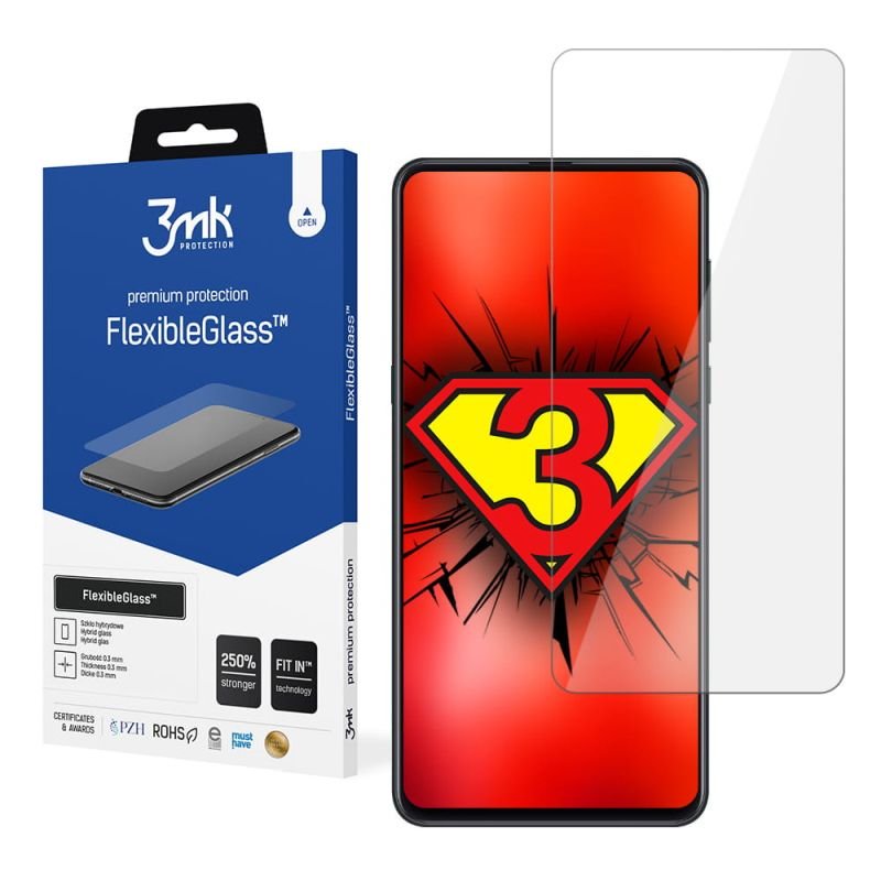 Nietłukące szkło hybrydowe do Xiaomi Mi Mix 3 5G - 3mk FlexibleGlass
