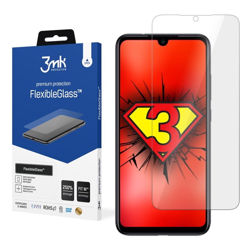 Nietłukące szkło hybrydowe do Xiaomi Redmi Note 7 - 3mk FlexibleGlass
