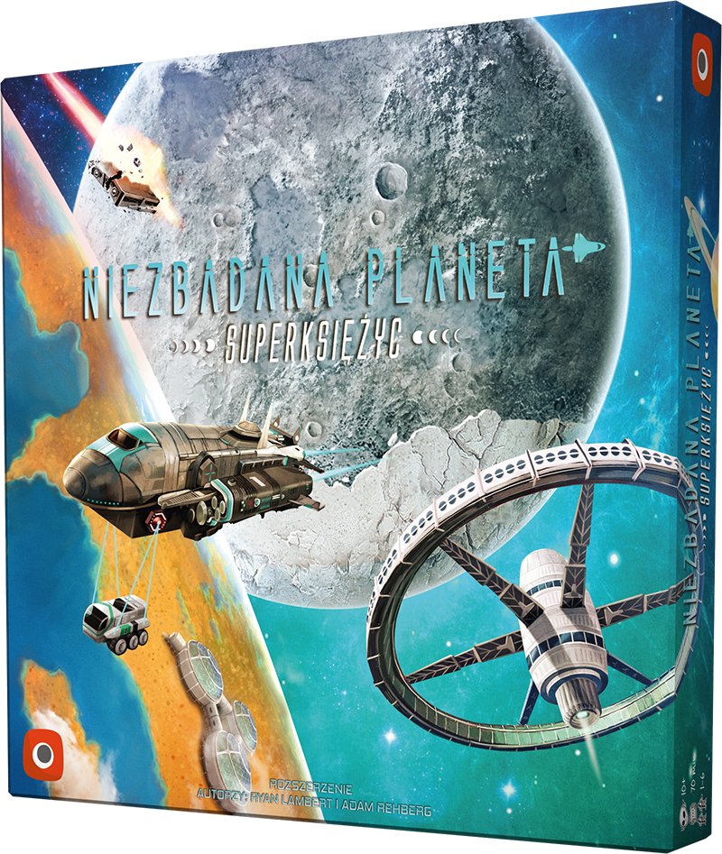Niezbadana Planeta: Superksiężyc, gra planszowa, Portal Games