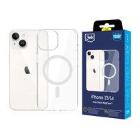 Nieżółknące etui MagSafe na tył Apple iPhone 13/14 - 3mk EverClear Mag Case