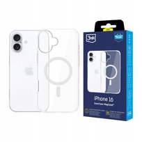 Nieżółknące etui MagSafe na tył do Apple iPhone 16 - 3mk EverClear Mag Case