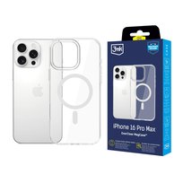 Nieżółknące etui MagSafe na tył do iPhone 16 Pro Max 3mk EverClear Mag Case
