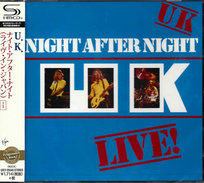 Night After Night (SHM CD) (Remastered) (Japanese Limited Edition) (Plus  Bonus Track) U.K., Jobson Eddie, Wetton John, Bozzio Terry