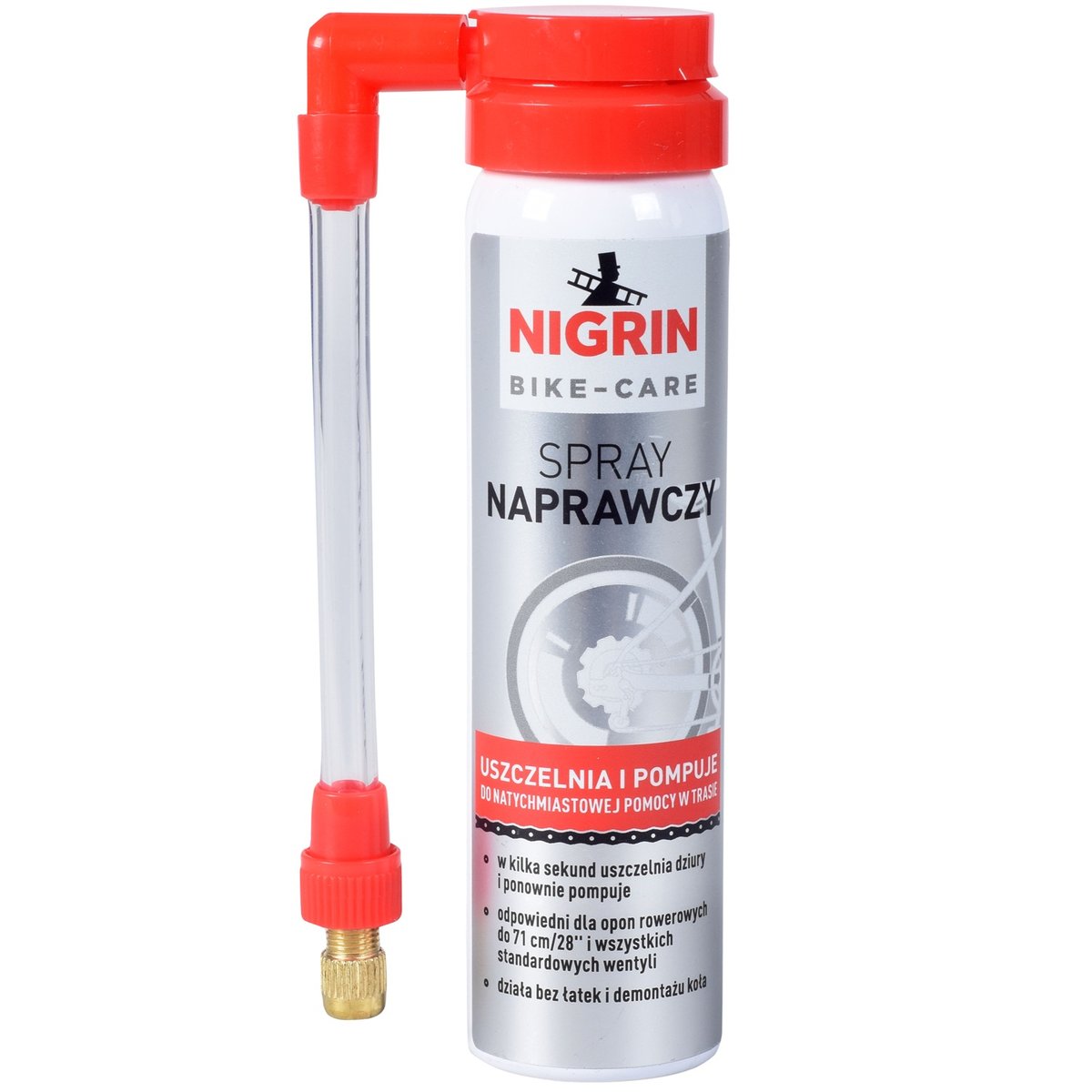 NIGRIN Środek Uszczelniający do Opon Dętek 75 ml POMPUJE I USZCZELNIA