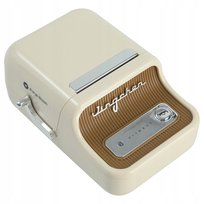 NIIMBOT Drukarka Termiczna NAKLEJKI Bluetooth B21 PRO KREMOWA 300dpi