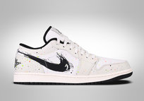 Nike Air Jordan 1 Retro Low Se Brushstroke Swoosh Paint Splatter Jordan