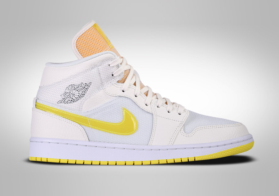 Air Jordan 1 MID ホワイト/イエロー　25cm Air Jordan 1 MID ホワイト/イエロー 25cm エア ジョーダン 1