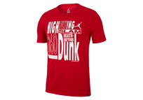 Nike Air Jordan Dry Graphic 3 High Flying Tee Gym Red Jordan