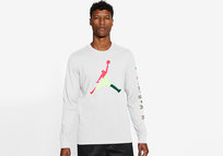 Nike Air Jordan Sport Dna Long Sleeve Crew Tee White Jordan