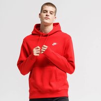 Nike bluza męska czerwona kangurka z kapturem klasyczna BV2654-657 L Nike