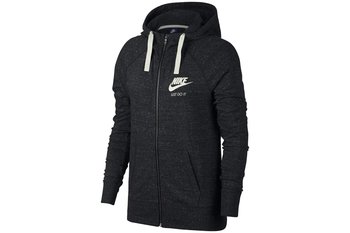 Nike, Bluza sportowa damska, NSW GYM VNTG HOODIE FZ 883729-010, czarny, rozmiar XS - Nike