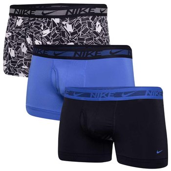 Nike Bokserki Męskie 3 Pary Trunk 3Pk Black/Blue 000Pke1152 2Nf S - Nike