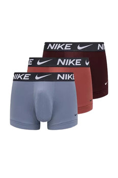 Nike Bokserki Męskie Trunk 3Pk Niebieski/Burgund/Cegła 0000Ke1156 53E M - Nike