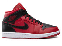 Nike, Buty męskie sportowe AIR JORDAN 1 MID, 554724-660, Czerwone, Rozmiar 44