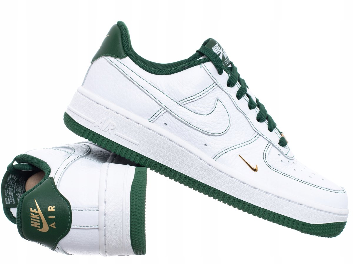 NIKE - BUTY UNISEX - W AIR FORCE 1'07 MINI JEWEL IB6543-102 sneakersy BIAŁE