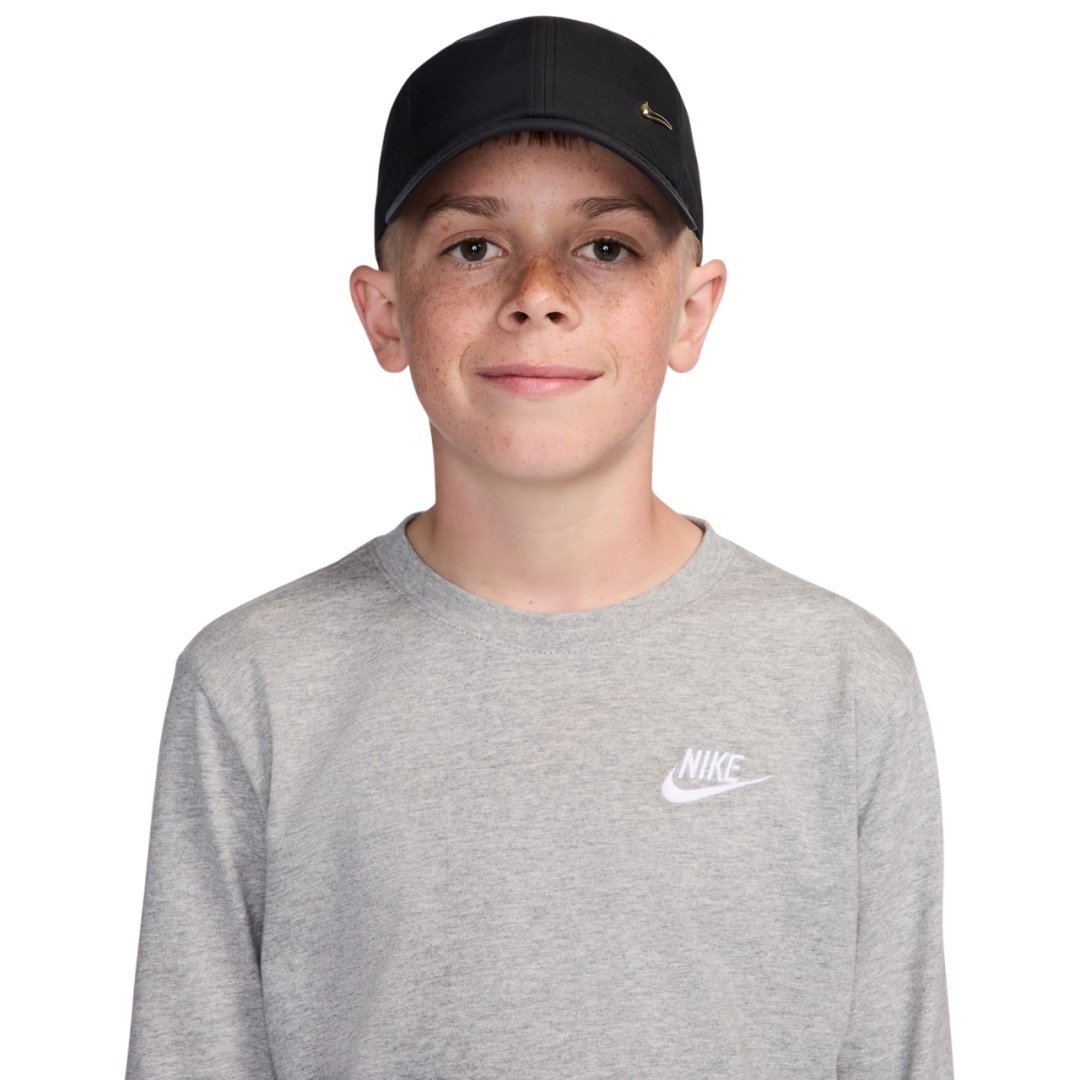 Nike NIKE CZAPKA Z DASZKIEM DRI-FIT CLUB DLA DZIECI JUNIOR FB5064 011 CZARNA
