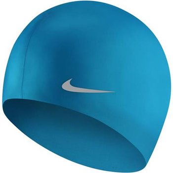 Nike, Czepek pływacki, Youth, niebiesko-srebrny - Nike