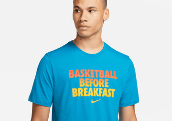 Nike Dri-Fit Basketball Before Breakfast Tee Laser Blue - Nike