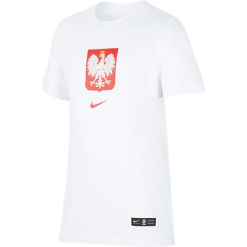 Nike, Koszulka Juniorska, Poland B Tee Evergreen Crest CU1212 100, biały, rozmiar L - Nike