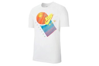 Nike, Koszulka męska, JUMPMAN BBALL SS CREW CJ6288-100, biały, rozmiar L - Nike