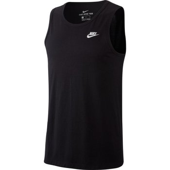 ★ Nike★ Sportswear Tank M Black White BQ1261010 BQ1261-01 Nike Mężczyźni M Nsw Club - Bq1260 Tanktop czarny czarny