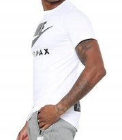 Nike Koszulka Męska T-Shirt Sportowa Biała. S Bawełniana Nike