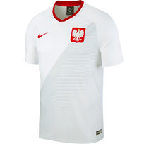 Nike, Koszulka Reprezentacji Polski, Poland FTBL Top SS Home, biała, rozmiar L