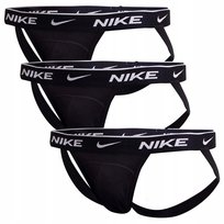 Nike Majtki Męskie Jock Strap 3Pk Czarne R. Xl Nike