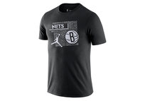 Nike Nba Brooklyn Nets Dri-Fit Statement Tee Black Nike