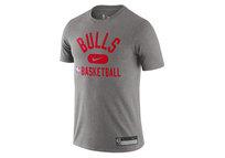 Nike Nba Chicago Bulls Dri-Fit The Team'S Practice Tee Dark Grey Heather Nike